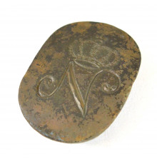 baldric plate with the monogramm N with crown (Napoleon)