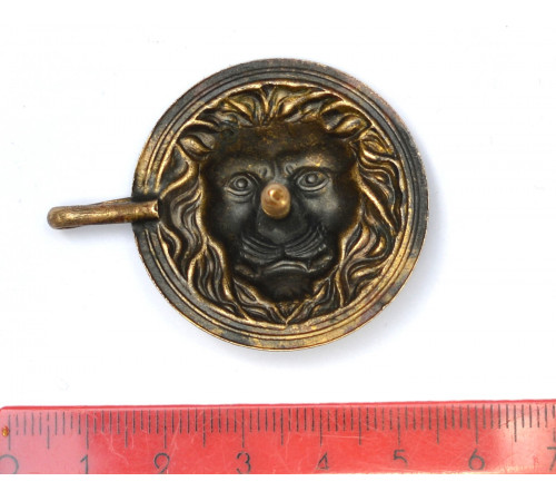 clasp is a lion from an officer's coat