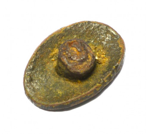 variant of a decorative shield that was attached to pistol bearning the monogramm of Emperor Alexander I of Russia