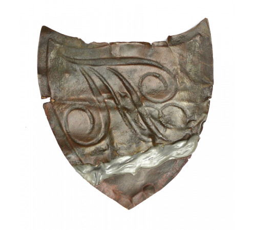 shako plate of the Saxon infantry--restoration
