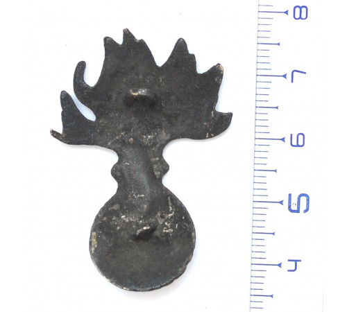 grenade on the cartridge pouch of a grenadier of a Line regiment
