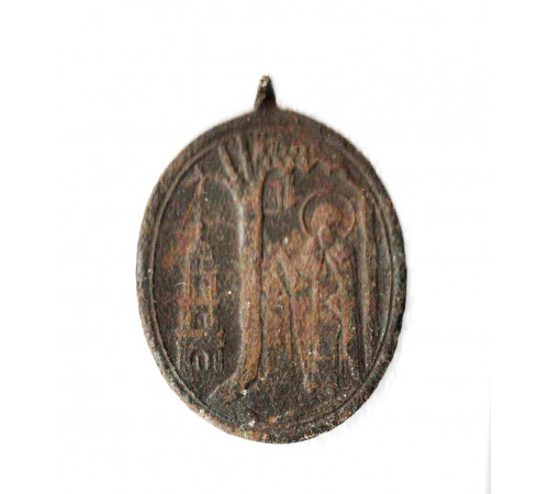 Orthodox medallion of a soldier of the army of the Russian Empire