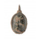 Catholic medallion of a soldier of the Grand Army. Jesus-Mary