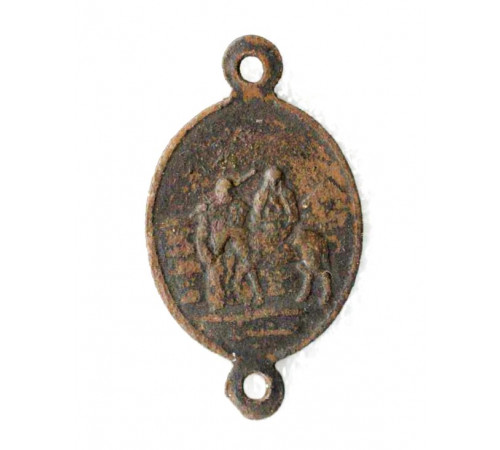 Catholic medallion of a soldier of the Grand Army. 