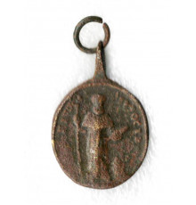Catholic medallion of a soldier of the Grand Army.