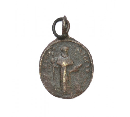 Catholic medallion of a soldier of the Grand Army.