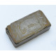 officier tin snuff box with an elephant