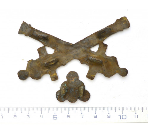 decoration of a catridge pouch of a regiment of foot artillery