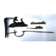 Details of a rifle of an soldier of the Russian Imperial Army