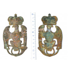 Prussian  eagle from a cartouche for the Light regiments