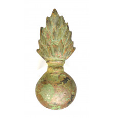 Russian Empire. grenade on the cartridge pouch of a grenadier of a Line regiment-restoration