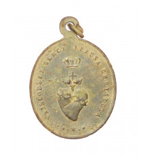 Catholic medallion of a soldier of the Grand Army