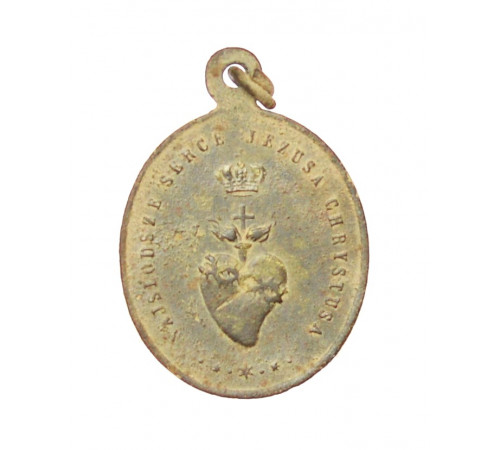 Catholic medallion of a soldier of the Grand Army
