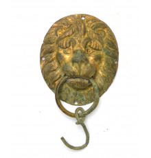 Lion head boss from the shako of an officier