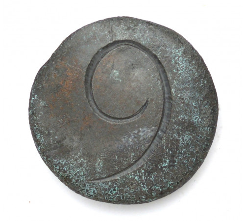 plate from the bridle of a horse of the 6 or 9 Hussar Regiment