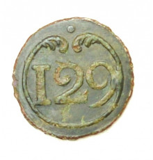 button of 129 Line Regiment