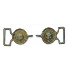 buckles from a sword belt 