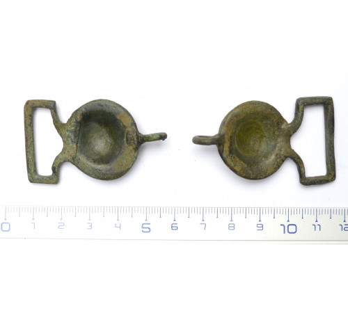 buckles from a sword belt 