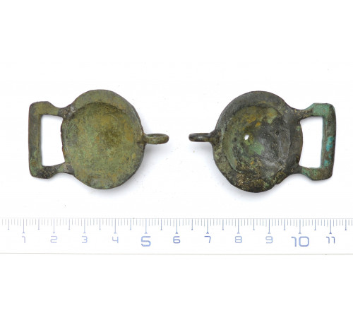 buckles from a sword belt 