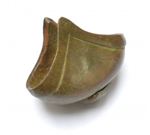 the lower part of the handle of a Prussian pistol