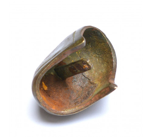 the lower part of the handle of a Prussian pistol