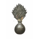 grenade on the cartridge pouch of a grenadier of a Line regiment--restoration