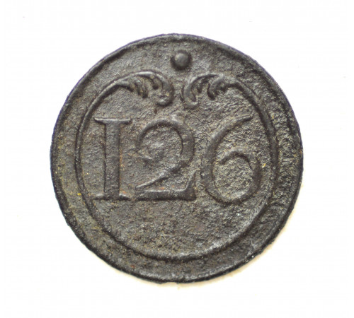 button of 126  Line Regiment (Dutch)