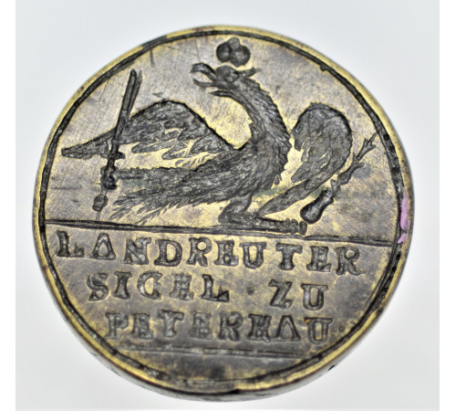 Seal of a German nobleman from the 18th century
